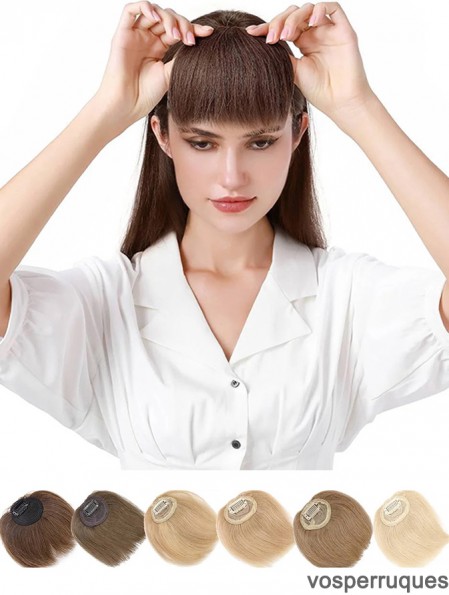 Clip Hair Band 100% cheveux humains clip Hair patch Side, naturellement plat et bien rangé Hair Band, adapté aux femmes tout - en - un Hair band