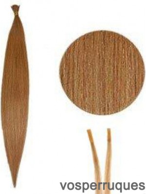 Auburn Straight Stick / I Tip Hair Extensions