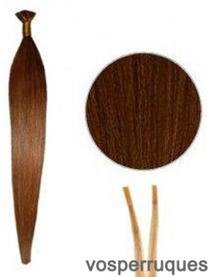 Auburn Straight Stick / I Tip Hair Extensions