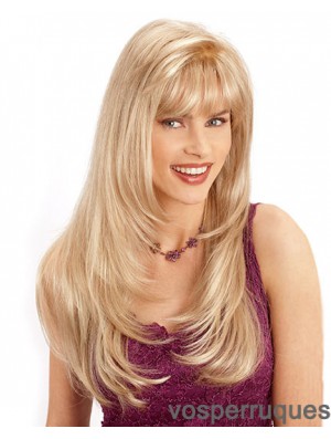 22  inchTopper Mono Superposé Blonde Synthétique Ondulé Long