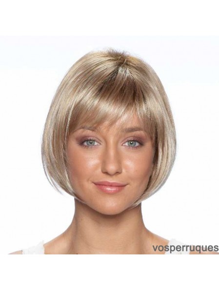 9 pouces meilleures perruques courtes blondes droites bobs