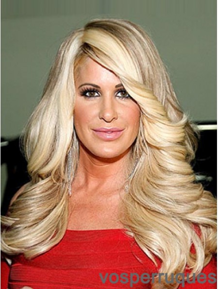 Fabuleux 18 pouces de longueur de menton bouclés couches superposées capless Kim Zolciak perruques