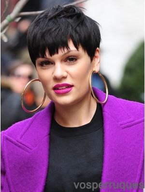 4.5 pouces meilleurs coupes droites noires coupées droites Jessie J perruques