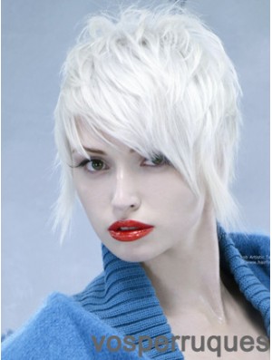 Full Lace Boycuts Short Straight 8 pouces Best Fashion Wigs