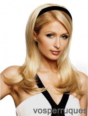 Great Blonde Synthetic Straight Hair Falls